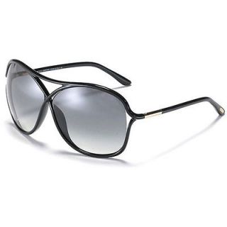 Tom Ford Vicky Oversized Aviator Sunglasses Black FT0184 01B
