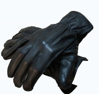Motorcycle Leather Biker Riding Style Gloves Heavy Duty (close out)