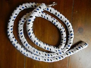   New Stretchy Multi Colored Cotton Braided Lead Rope 8 Long HORSE TACK