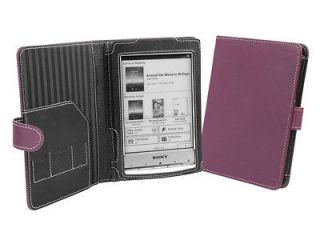   Purple Book Style Faux Leather Case for Sony PRS T1 / PRS T2 eReader