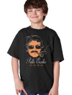 PABLO ESCOBAR..Youth Unisex T shirt. Colombian Drug Cocaine Scarface 