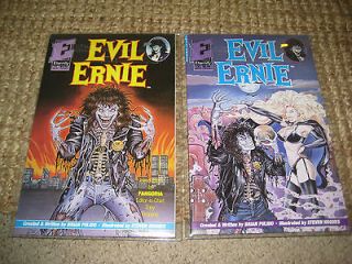 EVIL ERNIE #1, 2 Eternity Comics 1st APPEARANCE of Lady Death & 1st 