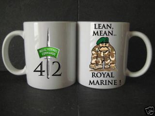 Royal Marines Lean Mean Desert Rig Dagger Mug