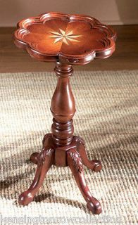 FAIRFIELD INLAID PIECRUST TABLE   ACCENT TABLE   FURNITURE   FREE 