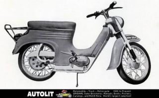 1964 1965 Jawa 50cc Motorcycle Factory Photo India