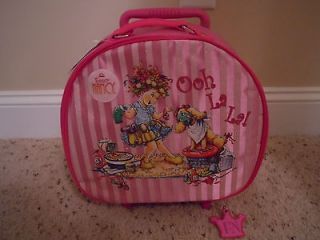 Fancy Nancy rolling suitcase NEW backpack sized luggage