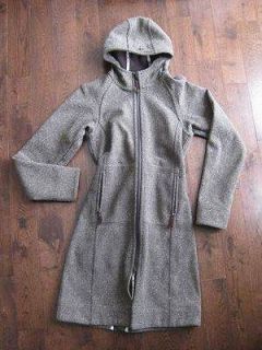 Lululemon Apres Yoga Coat Tweed Grey Ladies Size 6 Authentic