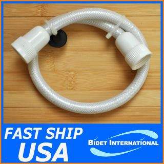 20 Flexible plastic hose for toilet bidet 1/2 connection
