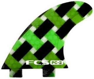 FCS PC 2 GRAPHIC SURFBOARD 3 FIN SET PERFORMANCE CORE   BRAND NEW 