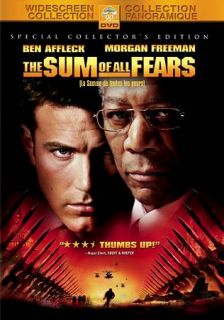 The Sum of All Fears DVD, 2010, Canadian