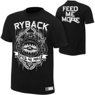 Ryback Feed Me More WWE Authentic Black T shirt