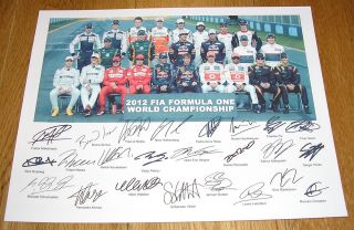 Sports Mem, Cards & Fan Shop  Autographs Original  Racing Formula 1 