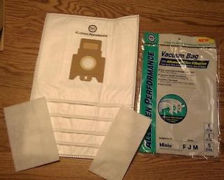 Miele FJM Micro filtration Vacuum Bags & 2 Filters BRAND NEW SEALED 