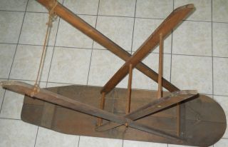 ANTIQUE TURN of the CENTURY IRONING BOARD, WOODNEEDS SOME HELP LATE 