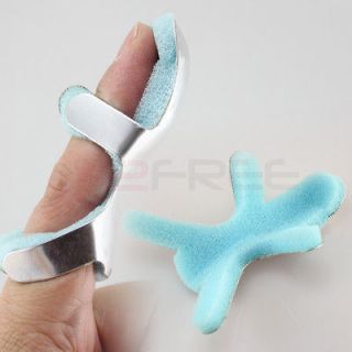 Finger Stack Splint Curved Foam Forg Splay Protector Brace Support 