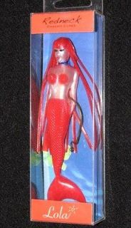 RedNeck Fishing Lures Red Mermaid Lola New in Box 5 inch ~Collect all 