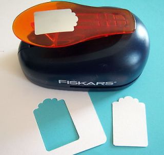 Fiskars TAG XXL Lever Punch Scrapbooking   Great for gift tags   NEW