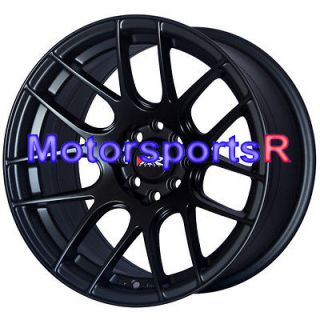 16 16x8.25 XXR 530 Flat Black Concave Rims Wheels Stance 4x100 E30 