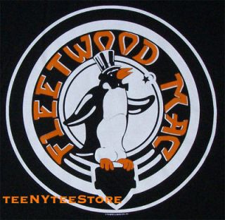 FLEETWOOD MAC t shirt PENGUIN Album 1973 CLASSIC LOGO RETRO Licensed 