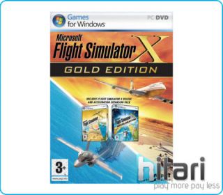 Flight Simulator X Gold Edition PC Game NEW & SEALED UK