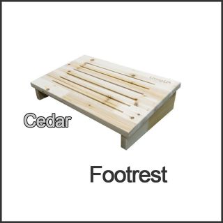 Foot stool Cedar stools Foot Rest Office Desk Footrest 425×260mm