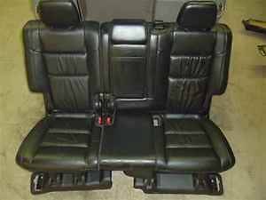 Jeep Grand Cherokee 2nd Row Rear Seat Black Leather