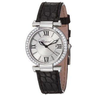 Chopard Womens 388541 3003 Imperiale Silver Dial Diamond Bezel Watch 