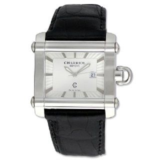 Charriol Actor Stainless Steel Mens Strap Watch Silver dial CAH 80 2 