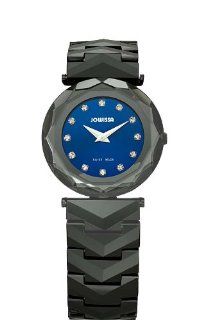  99 Rhinestone Sunray Dial Black Ceramic Watch Watches 