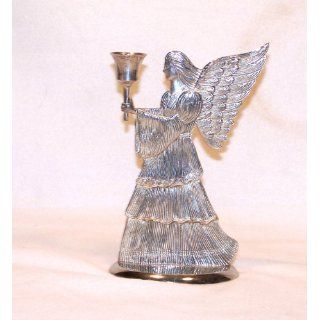 International Silver Company Angel Figurine Candle Holder 