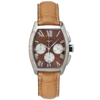 Longines Evidenza Automatic Chronograph Steel Mens Strap Watch Date L2 