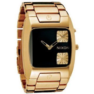 Mens Nixon Watches Banks Gld/Blk Gold/Black One Size Watches  