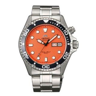  Steel Orange Ray 200M Automatic Diver Watch: Watches: 