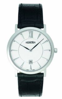   09 Limelight White Dial Black Leather Date Watch Watches 