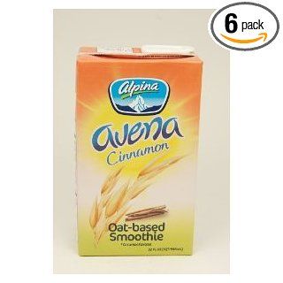 Alpina Oat based Smoothie Cinnamon Flavor 32 oz (Pack of 6)  