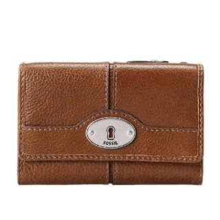 Fossil Womens Maddox Leather Flap Multifunction Wallet 