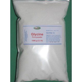 Glycine Bulk Powder 1000g (2.2 lb) Pure 99.4%, USP quality 