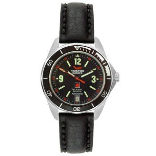 Vostok Mens 2432/0325028 K 3 Submarine Automatic Black Dial Watch 
