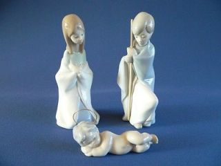 LLADRO (NOT NAO) MARY, JOSEPH & BABY JESUS
