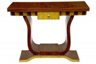 Funky Art Deco Inlay Hall Table Console Tables Dressing Furniture