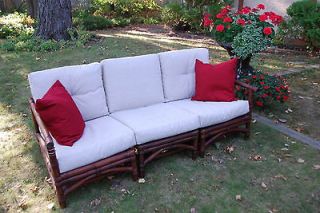 Vintage Bamboo Sofa Sectional, Club Chair, Tables CALIF ASIA TIKI 