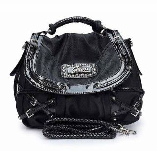 Large G Stamped Buckles Shoulder Satchel Handbag Multi Colors NWT RZX