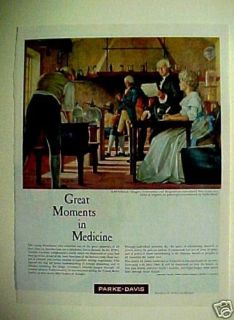 1961 Parke,Davis Lavoisier Medical (Robert Thom) Art AD