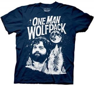 one man wolf pack t shirt in Clothing, 