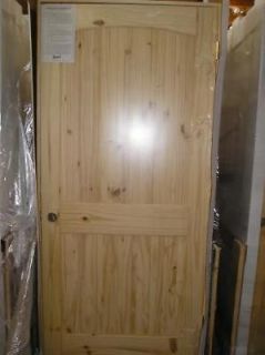 Knotty Pine Arch Top Door   PRE HUNG, BRAND NEW
