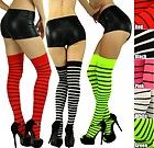   Striped Long Sock Thigh High Stockings Hosiery Dancewear Leg Warmer