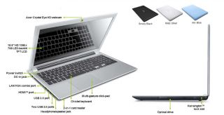 Acer Aspire V5 571G 15.6 inch Laptop   Black (Intel Core i5 3317U 1 