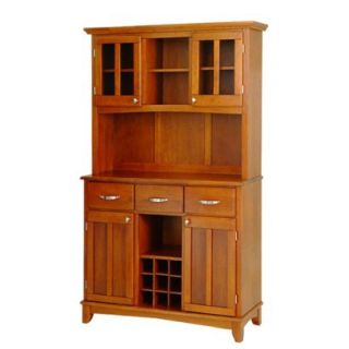 Buffet with 2 Door Hutch   Oak product details page