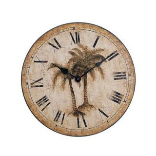 Palm Tree Wall Clock product details page