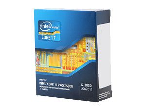 Intel Core i7 3820 Sandy Bridge E 3.6GHz (3.8GHz Turbo Boost) LGA 2011 